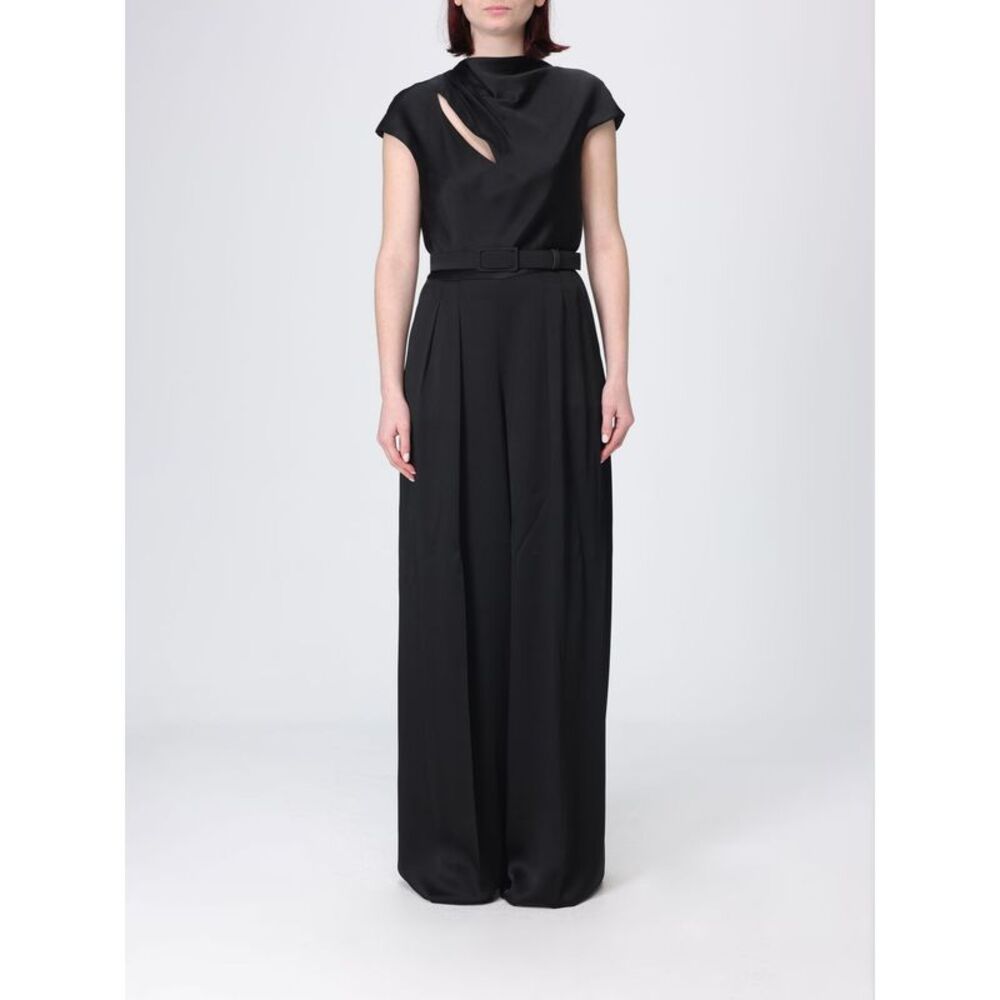 Max Mara Studio Jumpsuit Woman Black